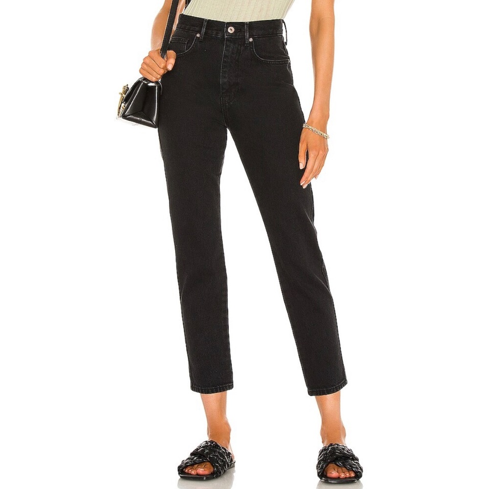 Free People x We The Free Stove Pipe Jean in Black Out Size 29 NWT